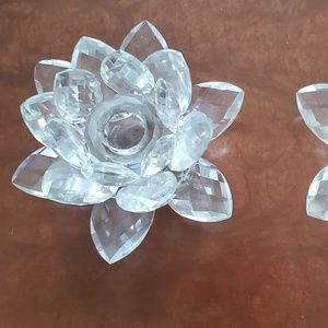 CANDLE HOLDERS - Glass